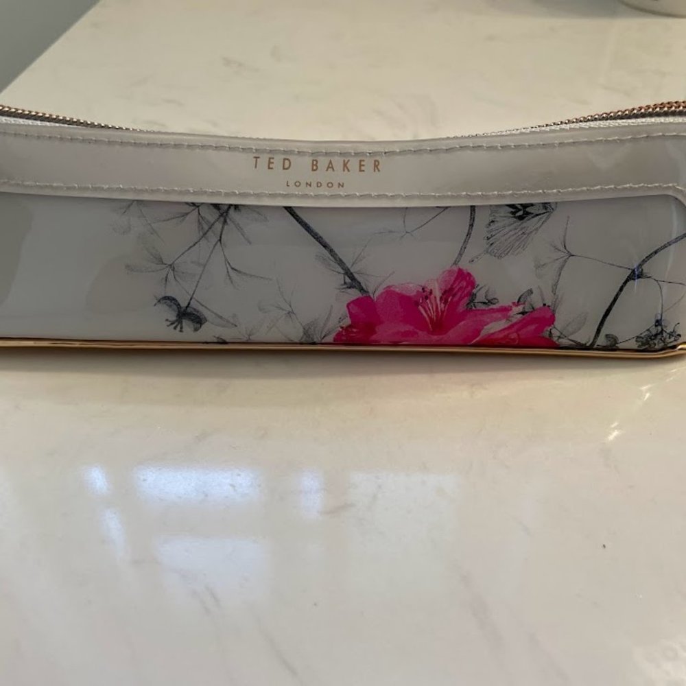 Ted Baker Womens Grey Gianna Babylon Pencil Case